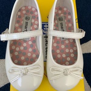 white patent leather mark jane toddler shoes